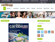 Tablet Screenshot of caribbeanworld-magazine.com